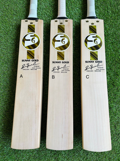 SG Sunny Gold Players Cricket Bat | As used by Sam Curran | Pro Shape