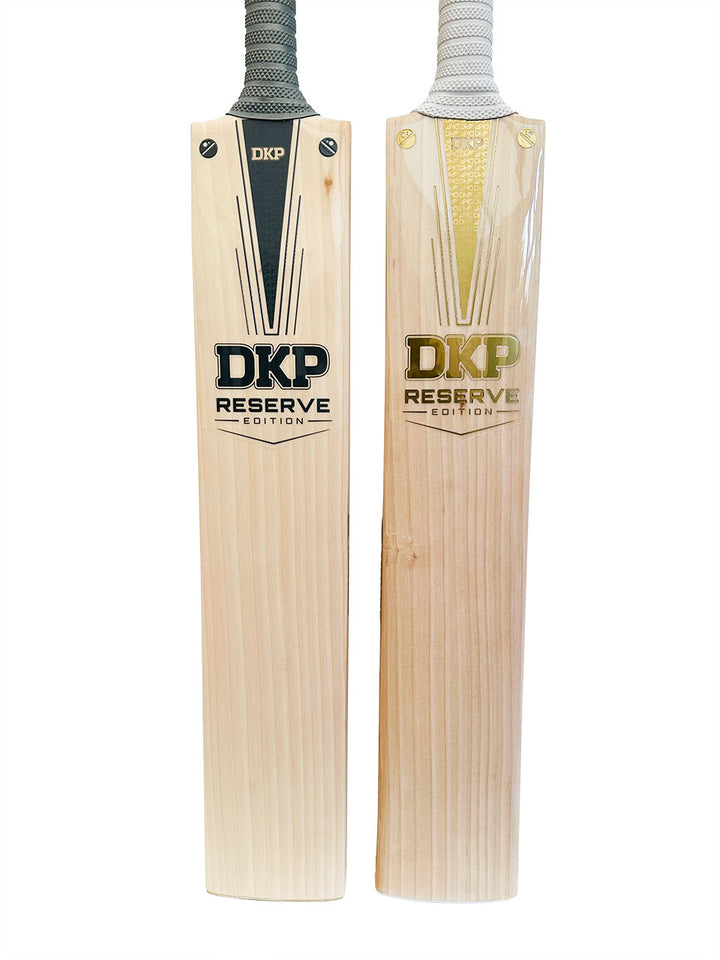 DKP Reserve Edition Cricket Bat | Royal Gold & Metallic Grey