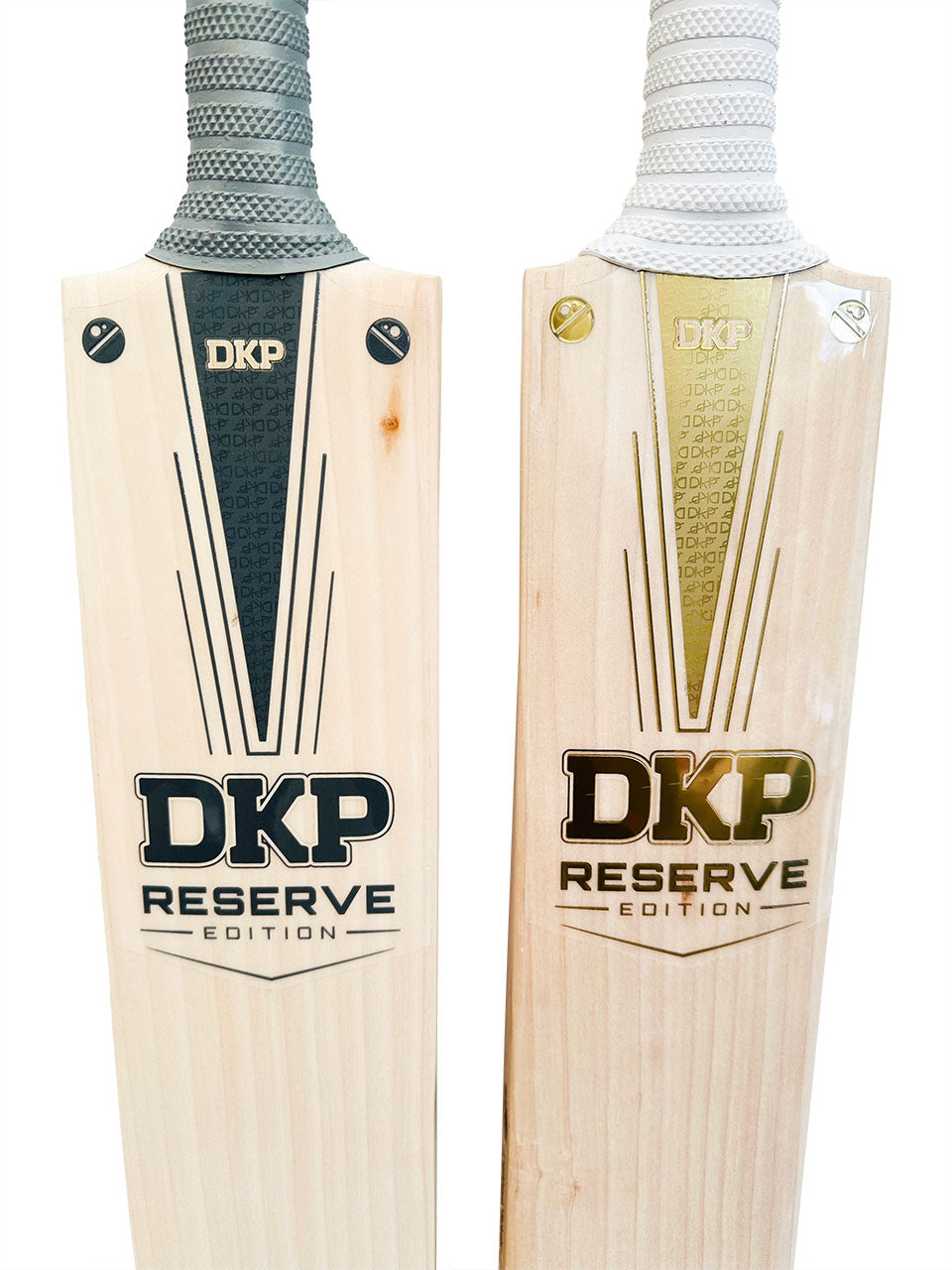 DKP Reserve Edition Cricket Bat | Royal Gold & Metallic Grey