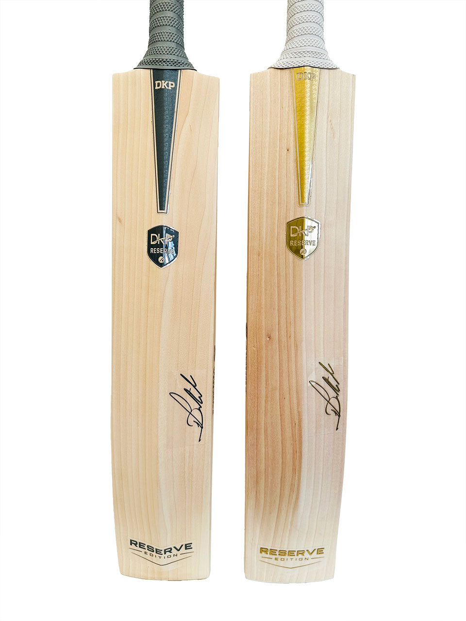 DKP Reserve Edition Cricket Bat | Royal Gold & Metallic Grey