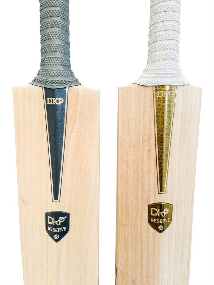 DKP Reserve Edition Cricket Bat | Royal Gold & Metallic Grey