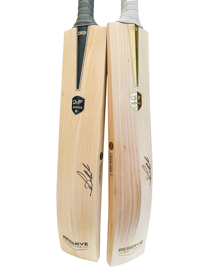 DKP Reserve Edition Cricket Bat | Royal Gold & Metallic Grey