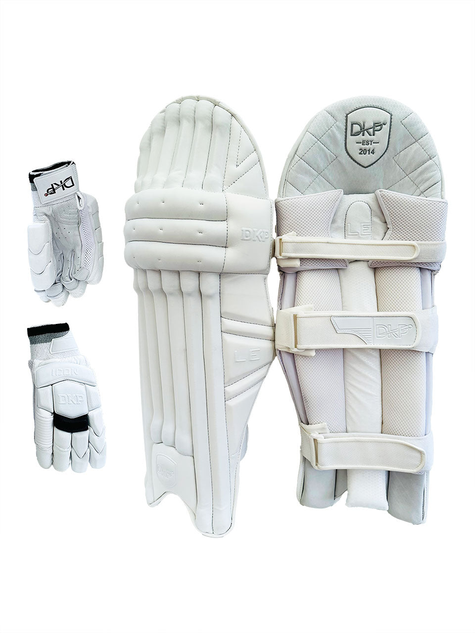 DKP Limited Edition Cricket Batting Pads and Gloves Bundle