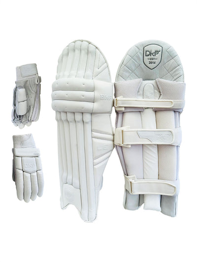 DKP Limited Edition Cricket Batting Pads and Gloves Bundle