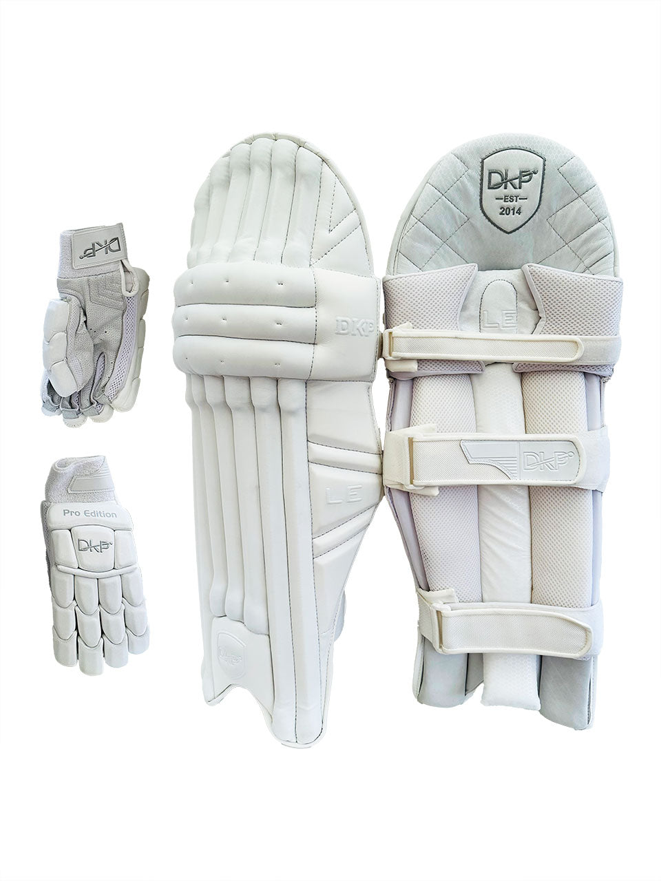 DKP Limited Edition Cricket Batting Pads and Gloves Bundle