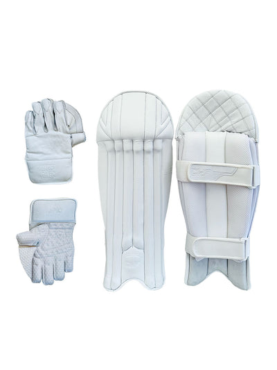 DKP LE Wicket Keeping Cricket Gloves and Pads Bundle