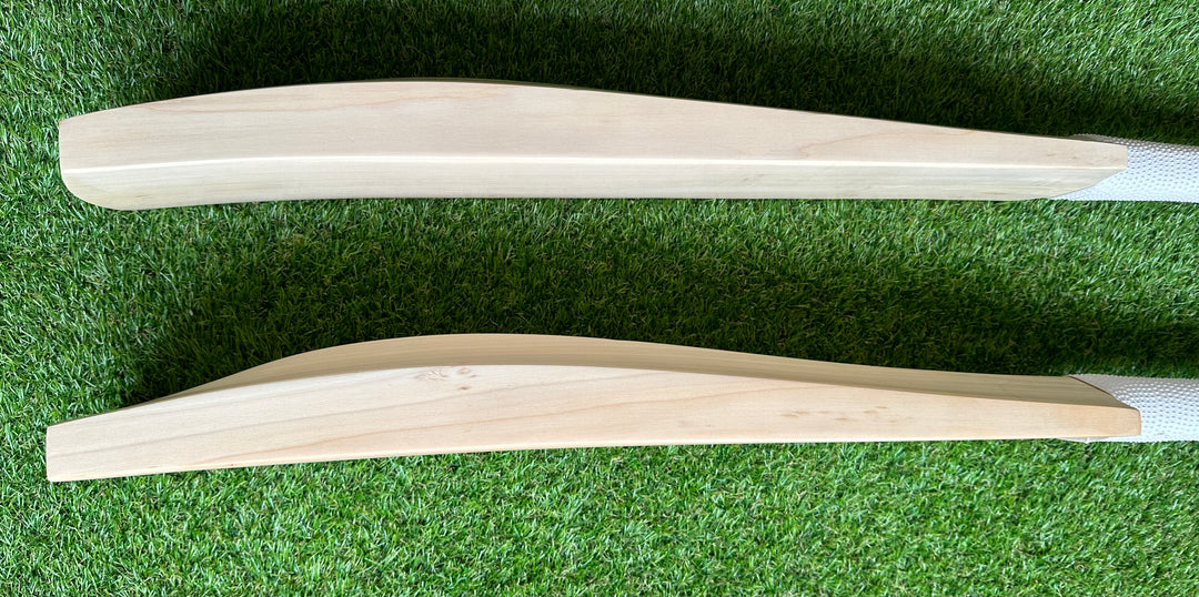 Plain Grade 1 English Willow Cricket Bats | Full Profile No Concaving 