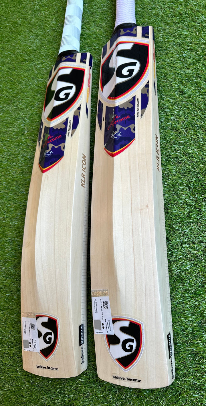 SG KLR Icon Cricket Bat | Endorsed by KL Rahul | 9 Grains