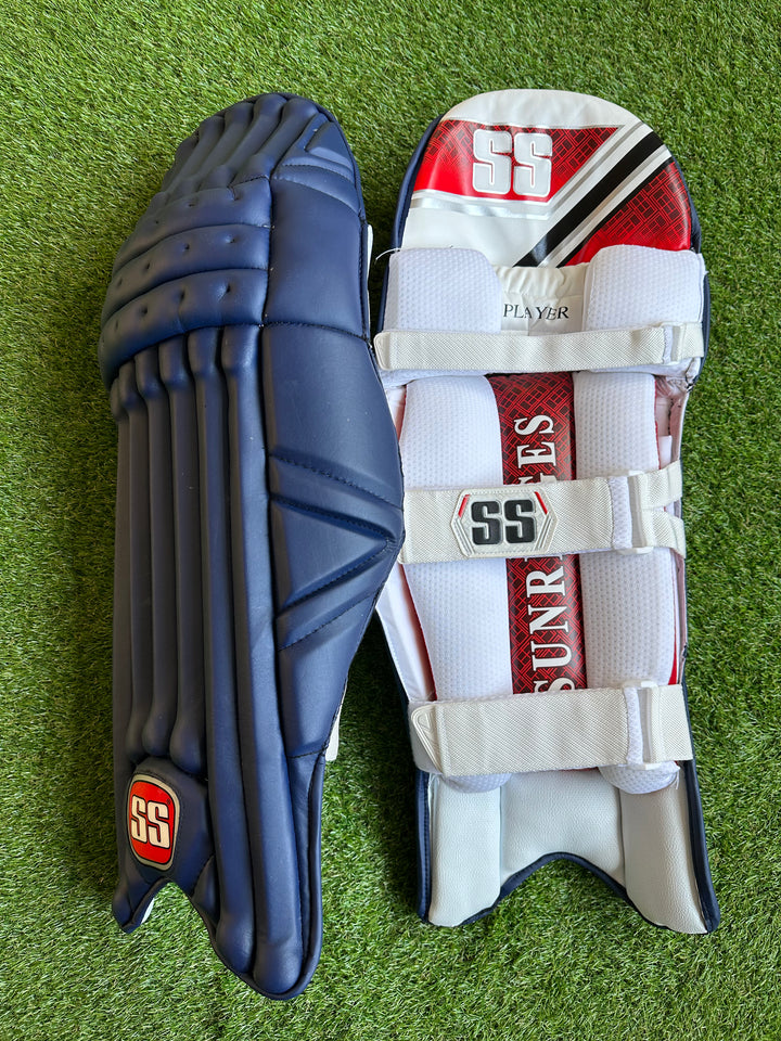 SS Ton Players Navy Batting Cricket Pads