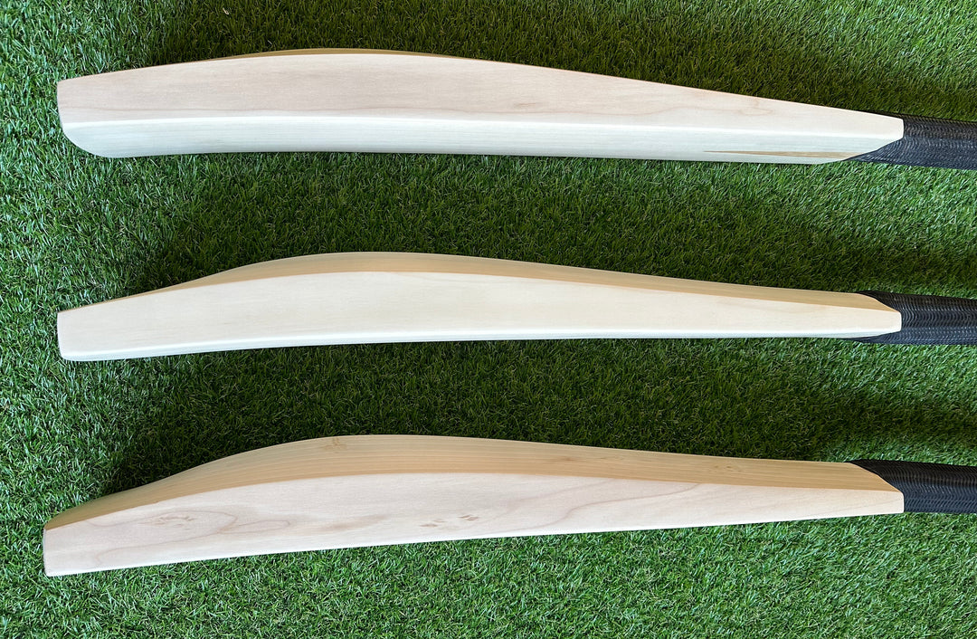 Middle Practise Bat Plain Full Profile Cricket Bat | Grade 1+ | Low Middle | Heavyweight ...