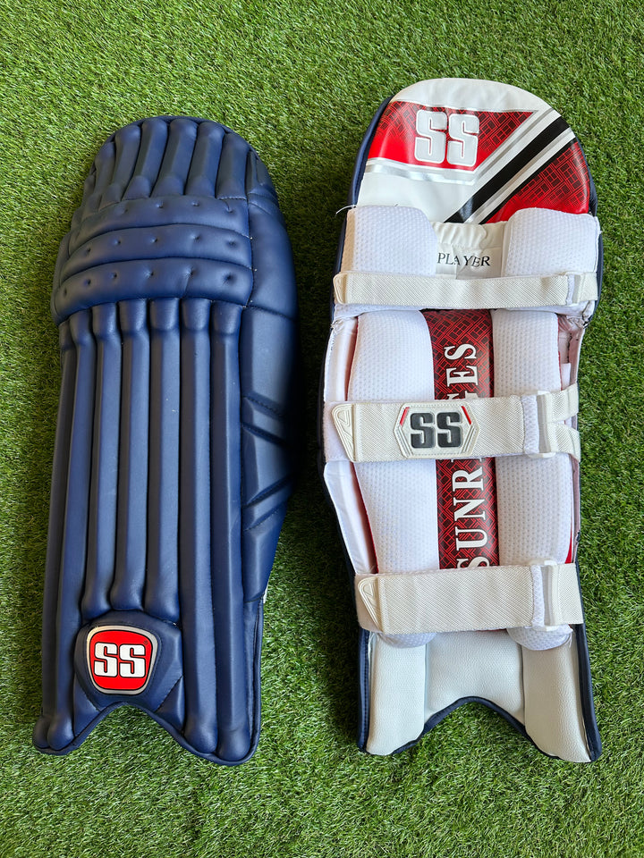SS Ton Players Navy Batting Cricket Pads