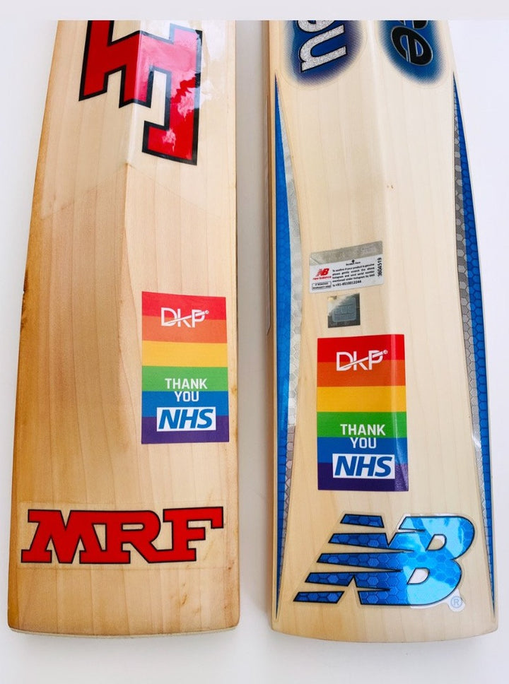 DKP NHS Thank You | Cricket Bat Sticker