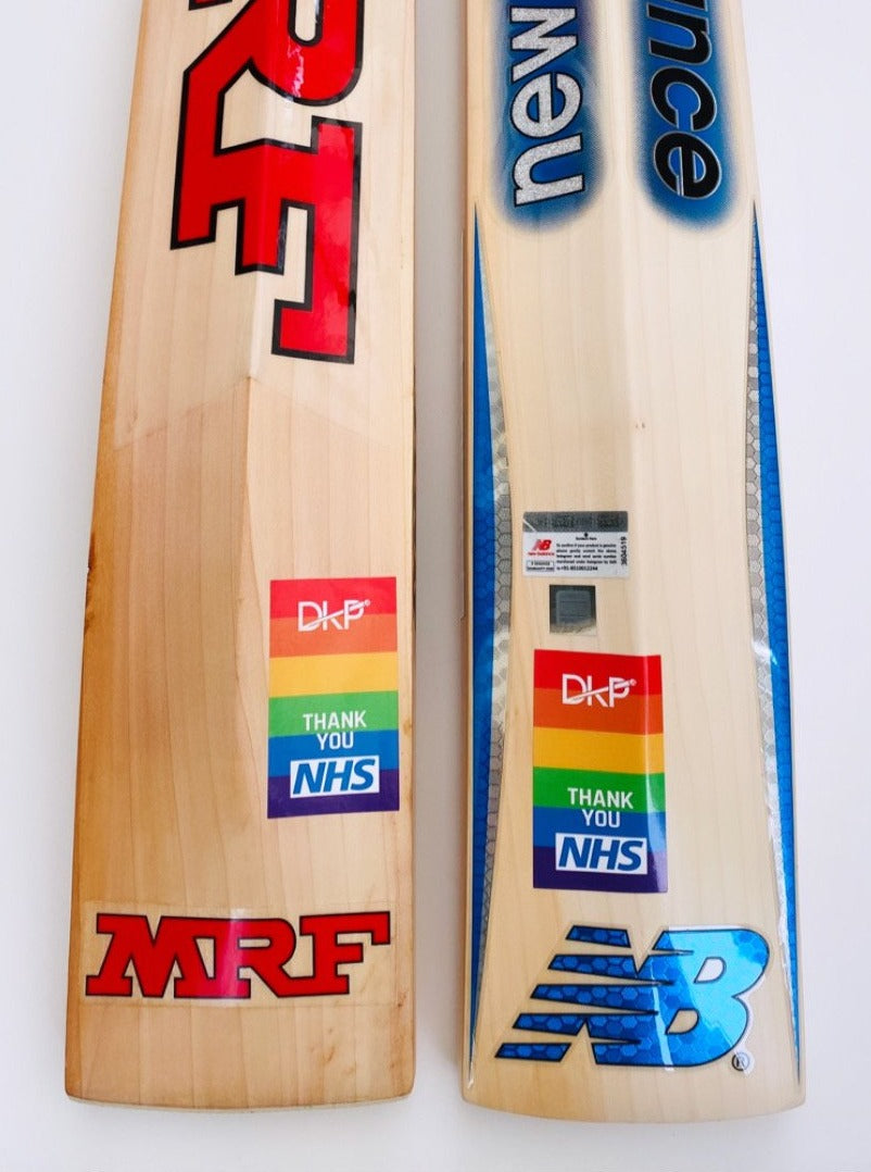 DKP NHS Thank You | Cricket Bat Sticker