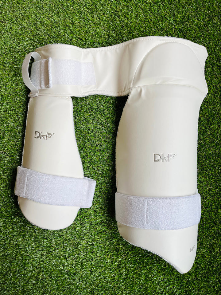 DKP Legacy White Combo Thigh Guard