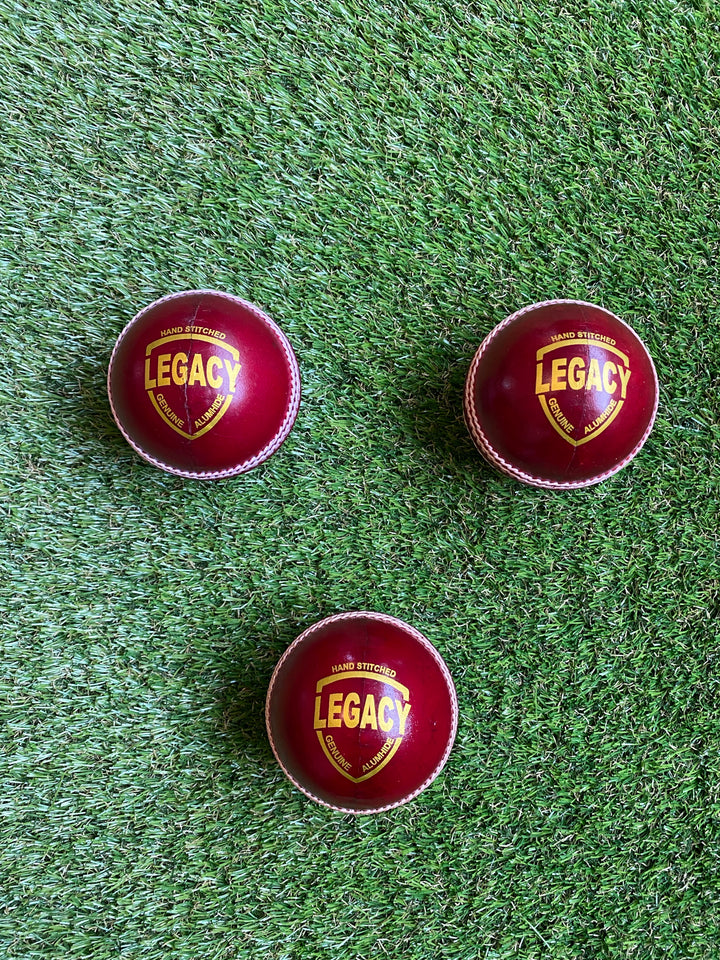 DKP Legacy Cricket Ball (Pack of 1, 3, 6, 12) | Red, White and Pink