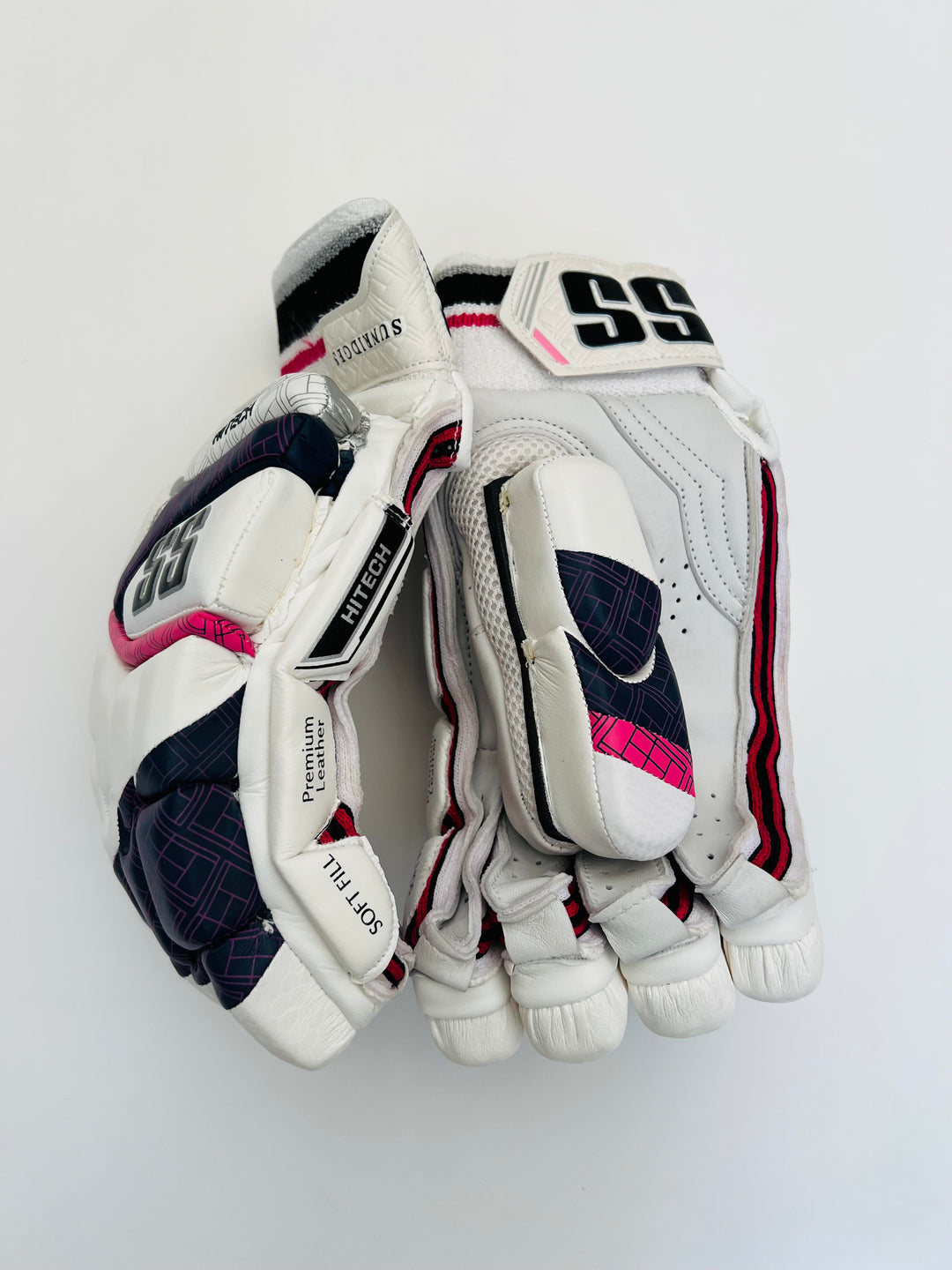 SS TON Hitech Pink Cricket Batting Gloves