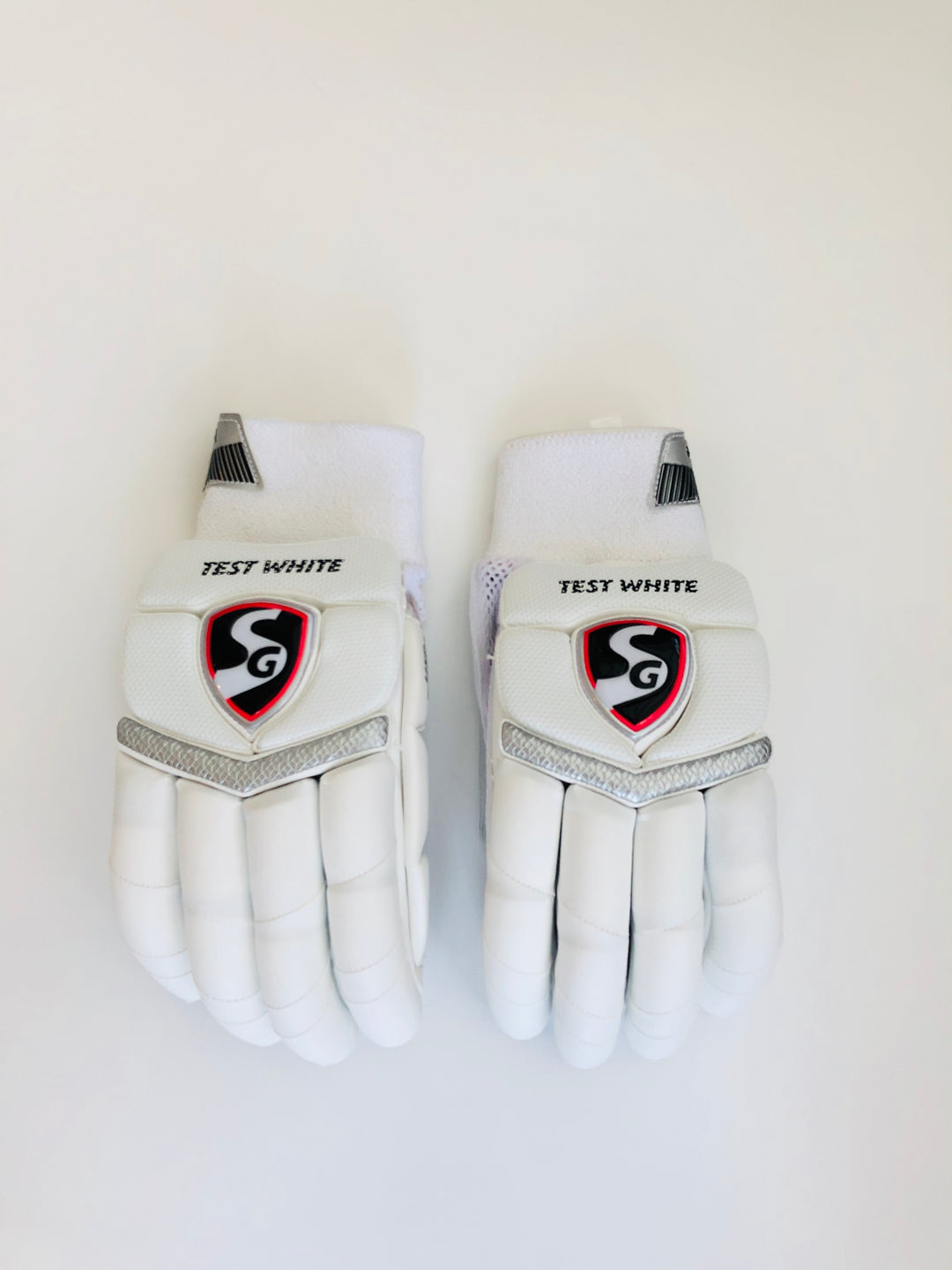 SG Test White Cricket Batting Gloves - DKP Cricket Online