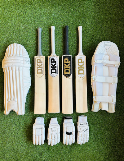 DKP Player Cricket Bundle | Cricket Bat | Cricket Gloves | Cricket Pads | Cricket Bag