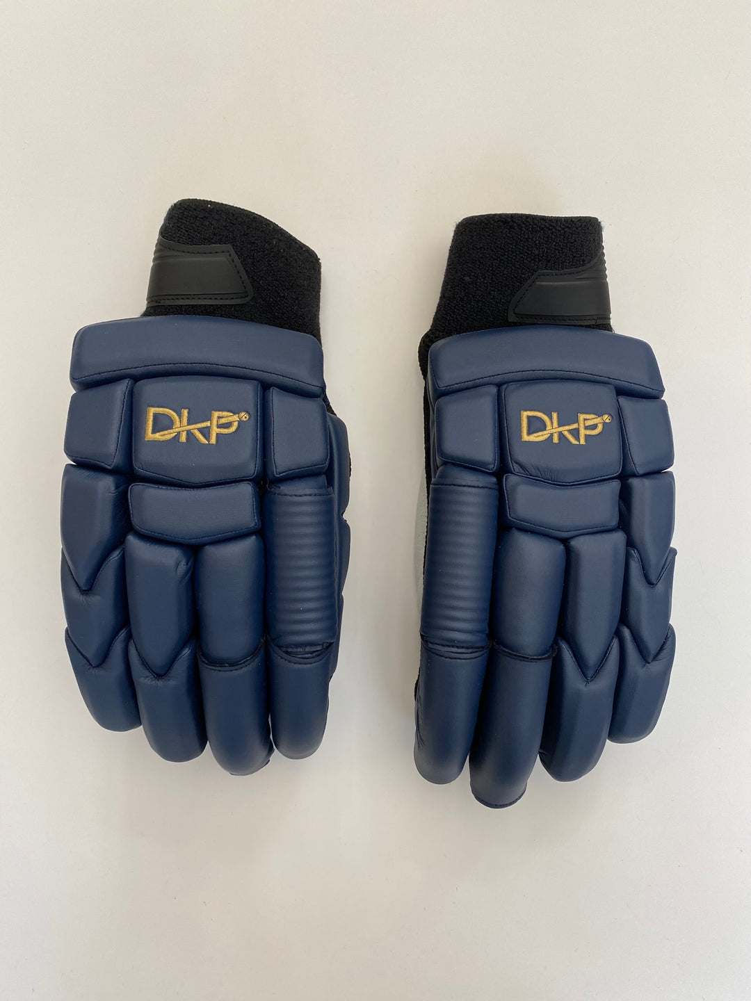 DKP Pro Black and Navy Cricket Batting Gloves