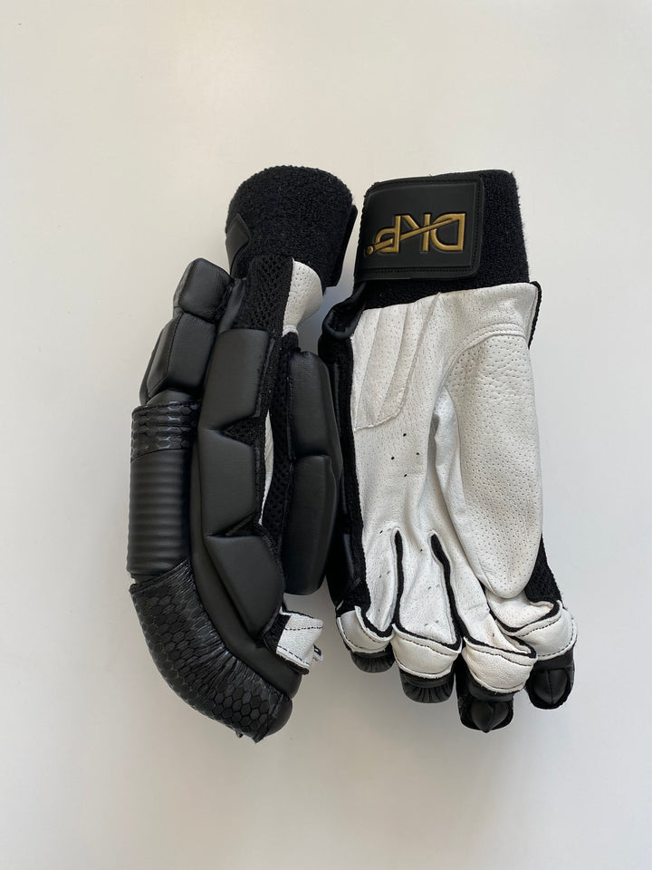 DKP Pro Black and Navy Cricket Batting Gloves