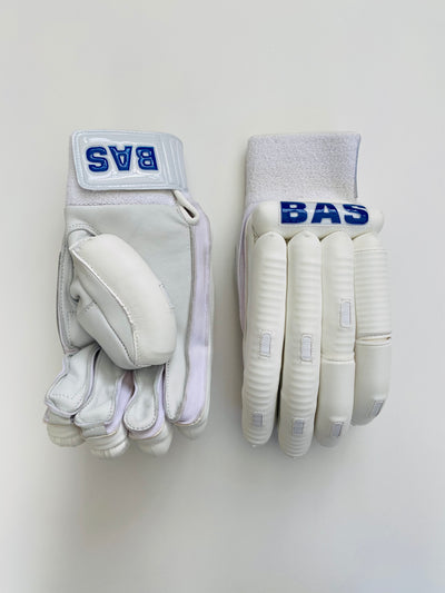 BAS Player Edition White Cricket Batting Gloves