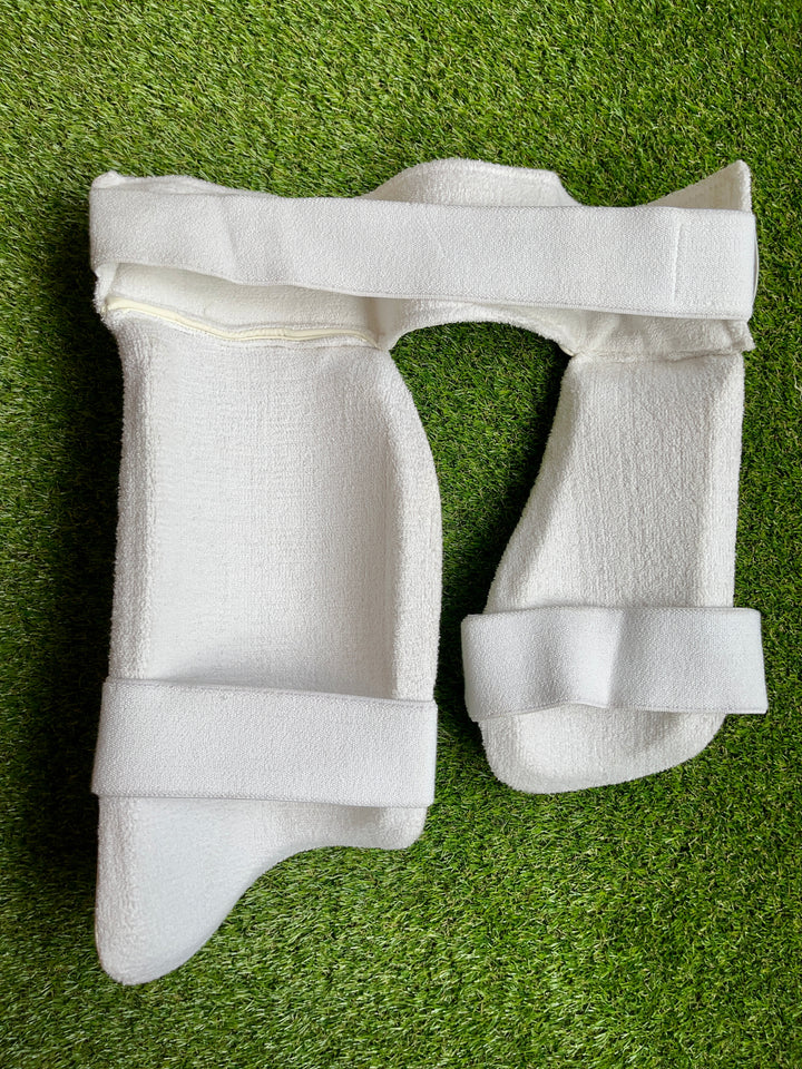 DKP Legacy White Combo Thigh Guard