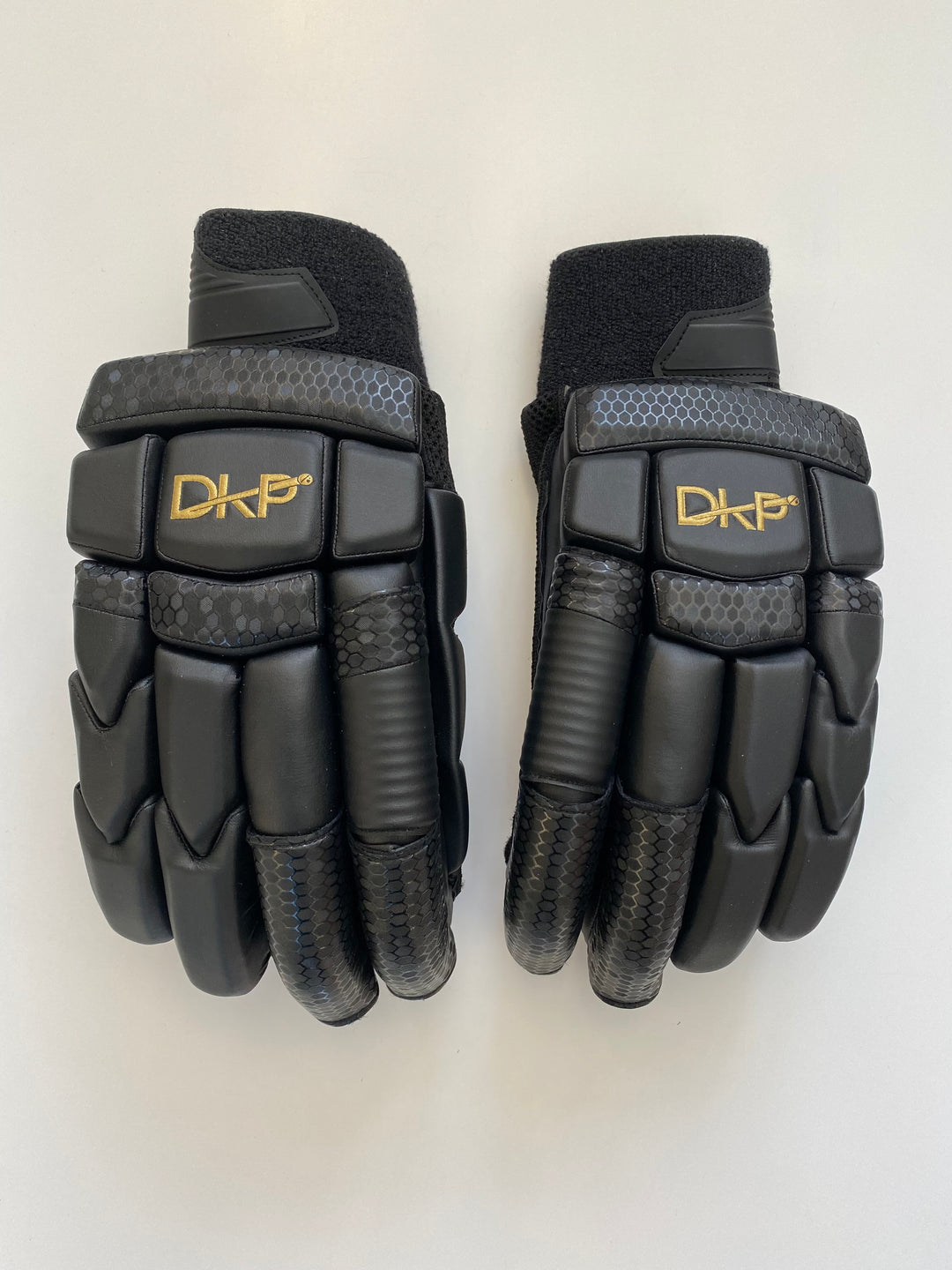 DKP Pro Black and Navy Cricket Batting Gloves